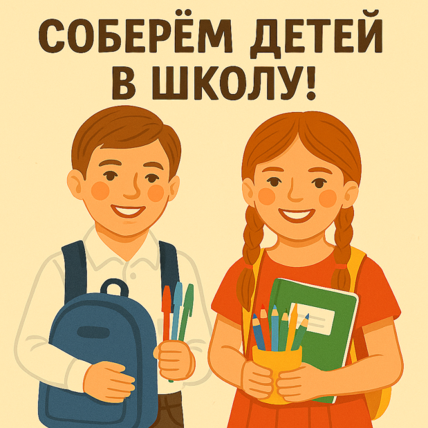 Начинается акция «Собери ребенка в школу»